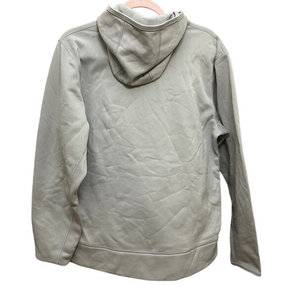 THE NORTH FACE MEN'S DOME‎ LOGO GRAY HOODED SWEATSHIRT PULLOVER SIZE Medium - Picture 2 of 7